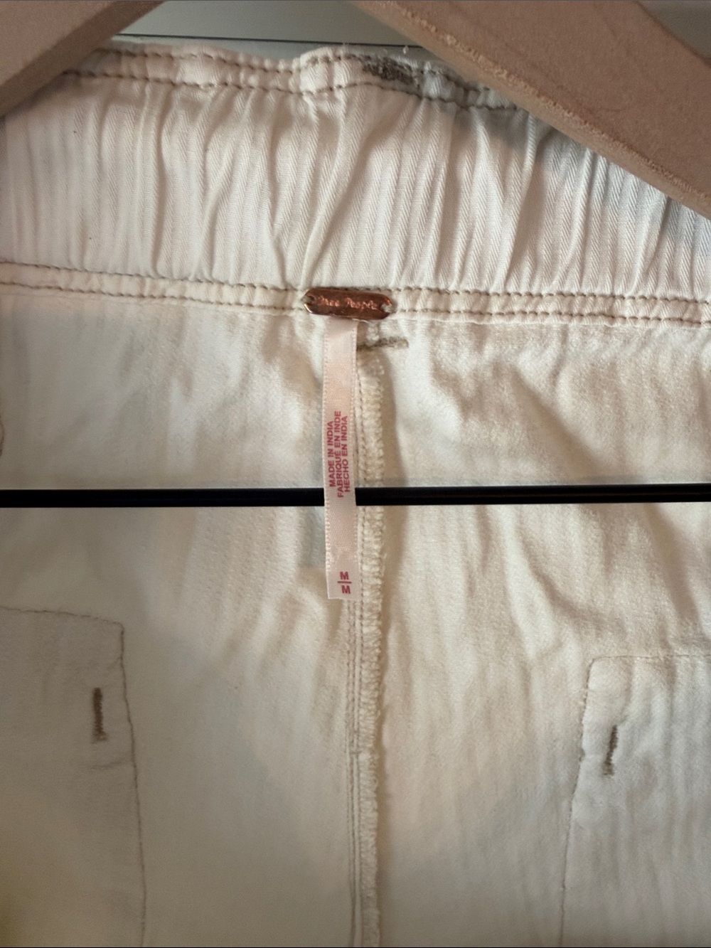 Free People Tahiti Cargo Drawstring Pants Tofu - Picture 7 of 7